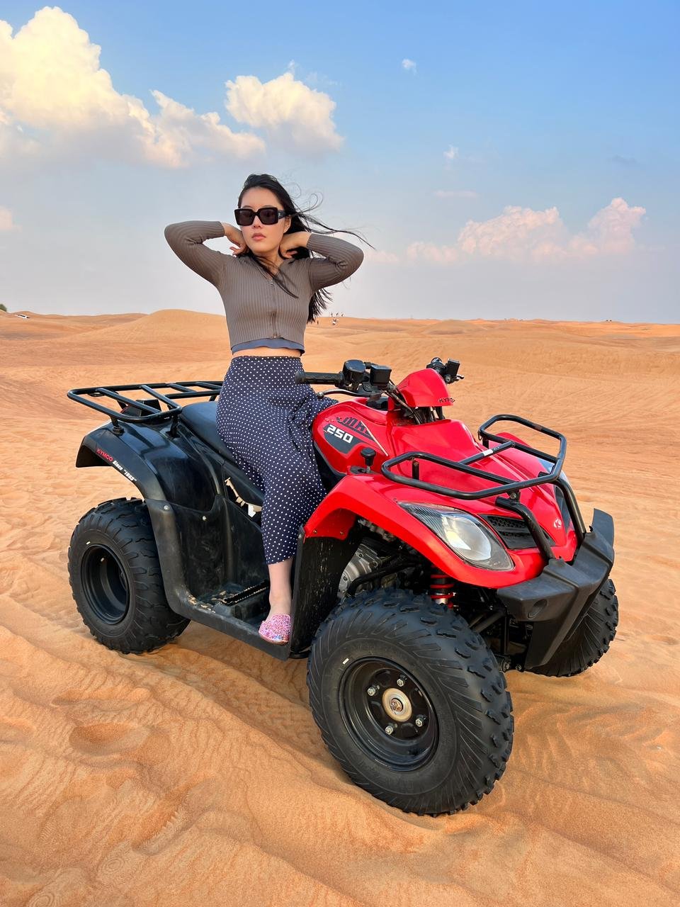 Sun Down Quad Bike Tour Dubai 90 Minutes