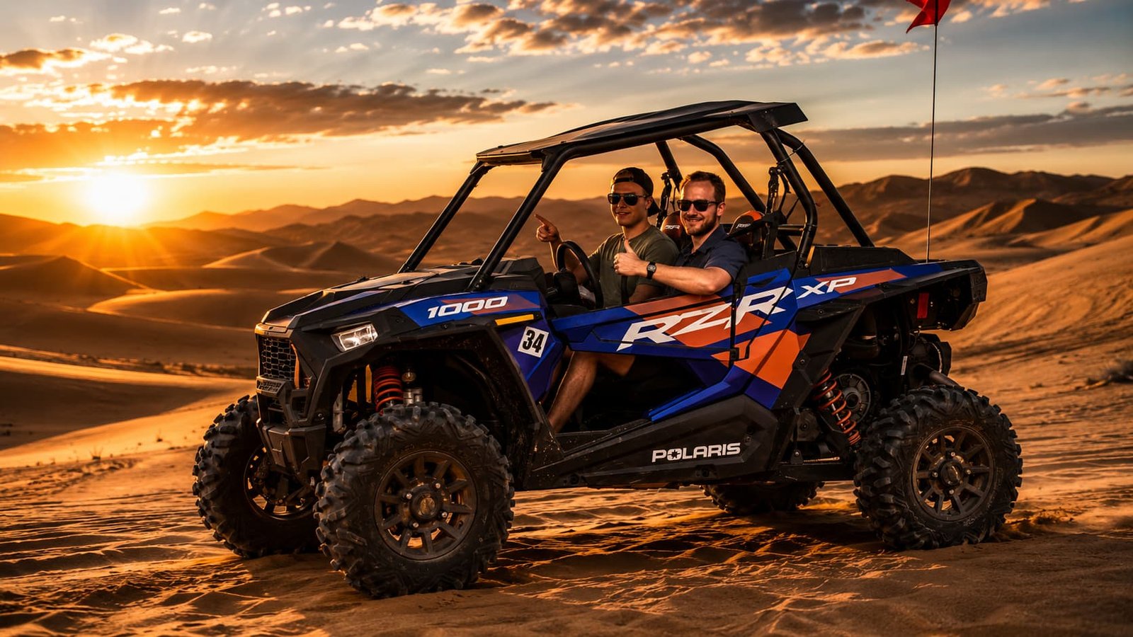 90 Minutes 2 Seater Polaris RZR Dubai