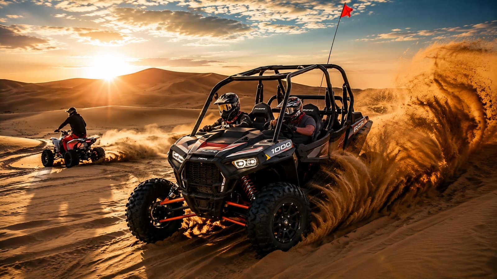2 Hours 2 Seater Polaris RZR Dune Buggy Dubai