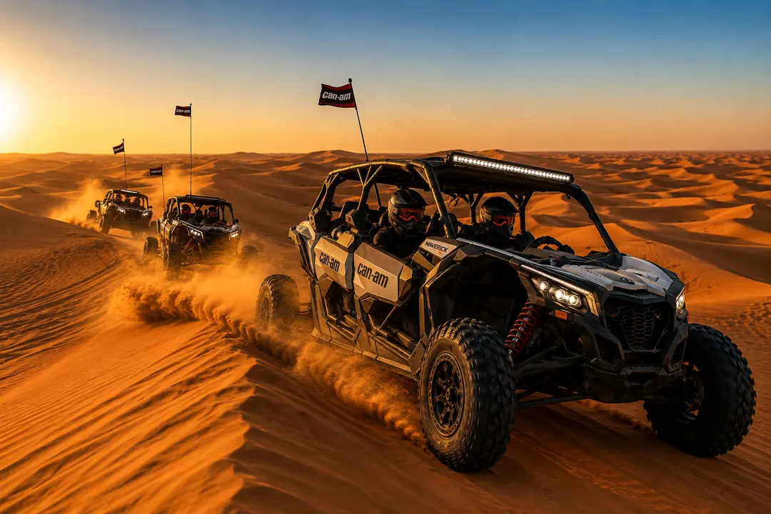 1 Hour 4 Seater Can-Am Buggy Dubai Tour