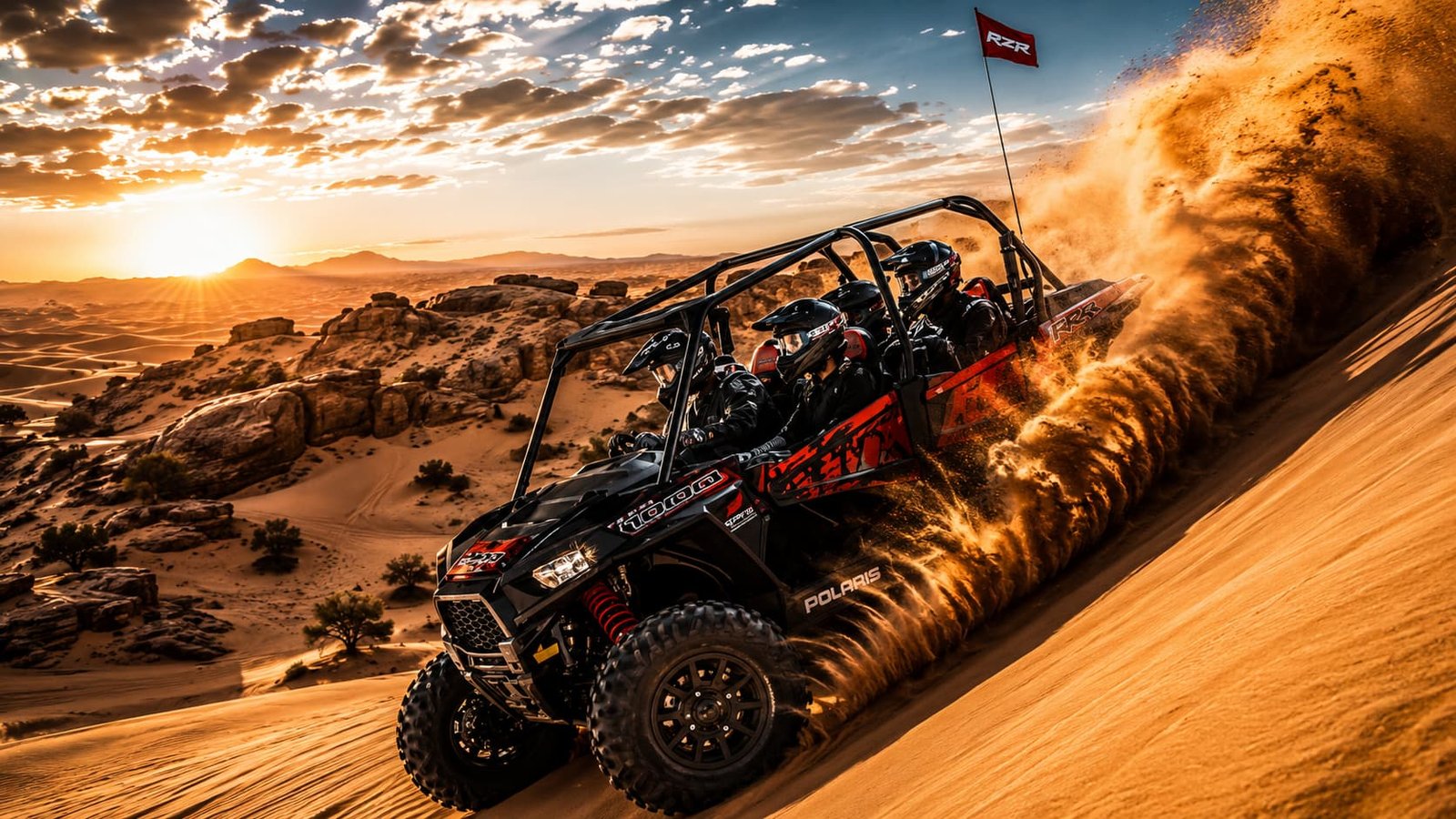 4 Seater Polaris Buggy Dubai