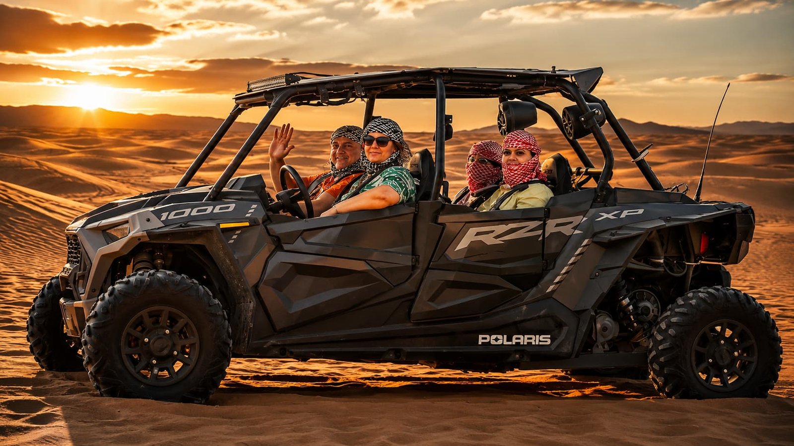 90 Minutes 4 Seater Polaris RZR Dubai