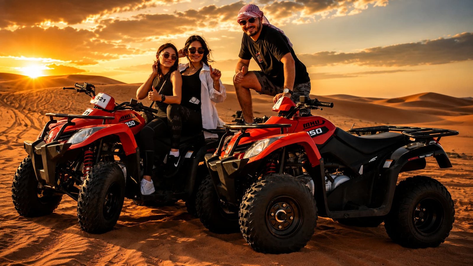 Quad Bike Ride Dubai Desert