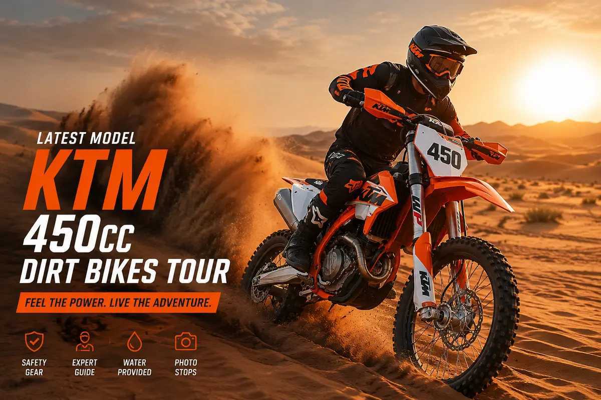KTM 450cc Dirt Bike Rental in Dubai