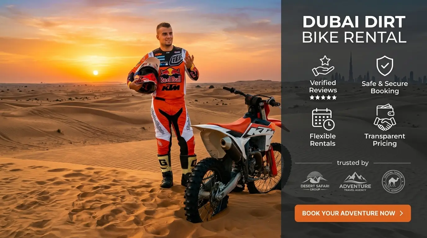 Dirt Bike Rental Dubai KTM Desert Bike Tour
