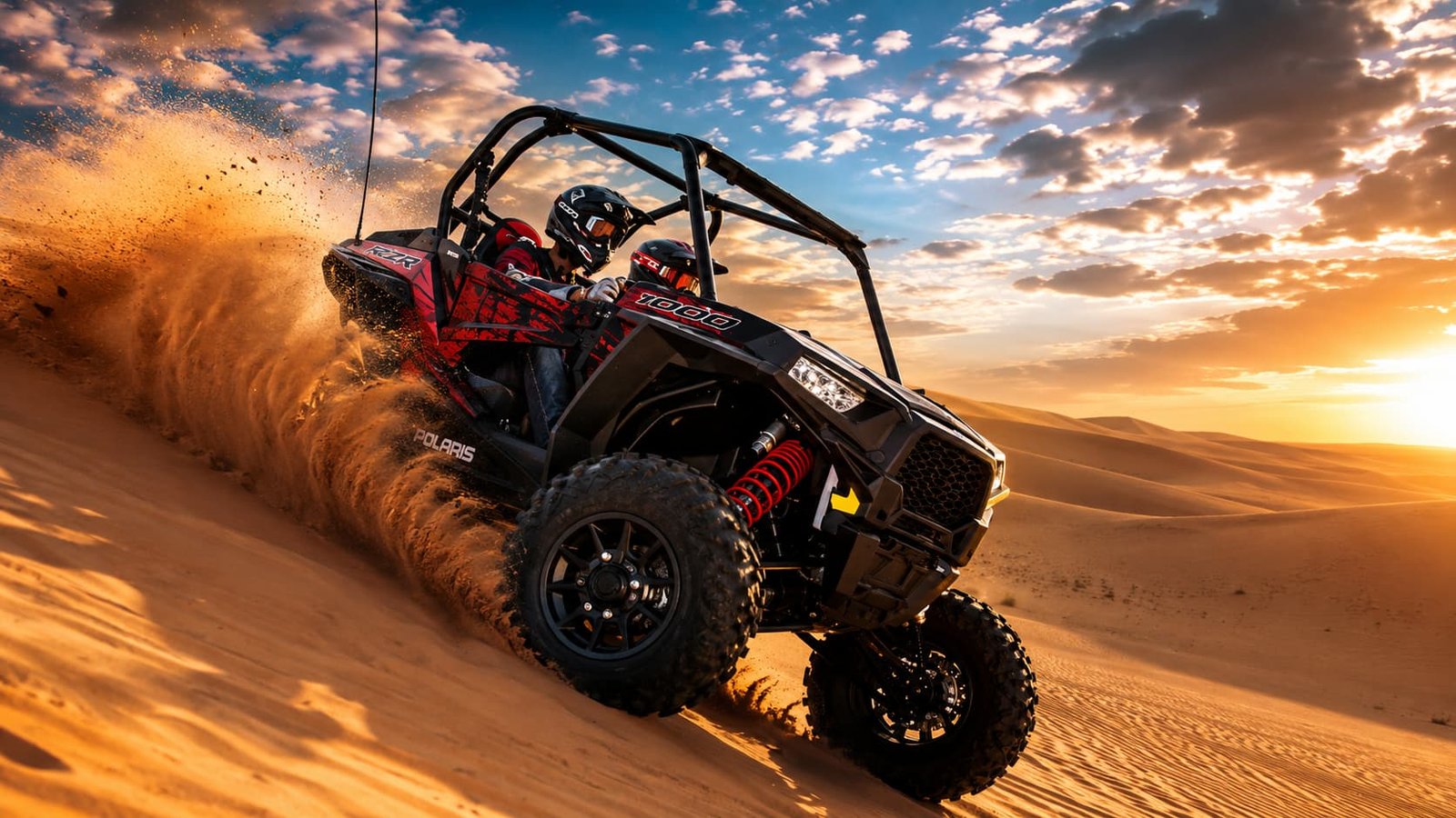 1 Hour 2 Seater Polaris RZR Buggy Tour Dubai