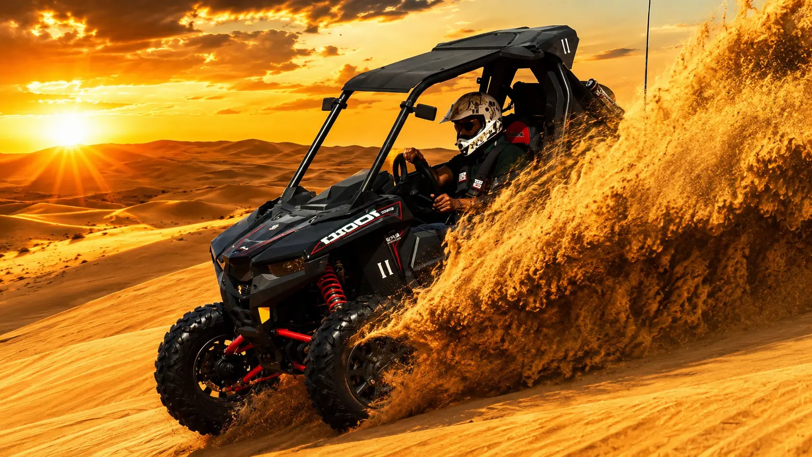 2 Hours 1 Seater Polaris RZR Dune Buggy Dubai